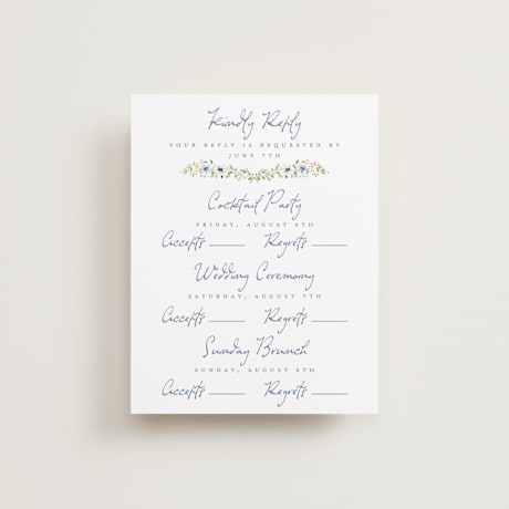 Multi-Event RSVP Cards