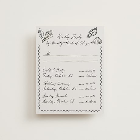 Multi-Event RSVP Cards