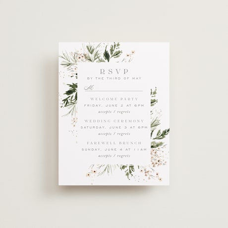 Multi-Event RSVP Cards