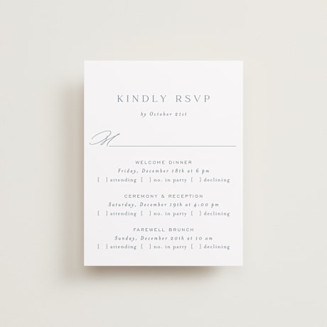 Multi-Event RSVP Cards