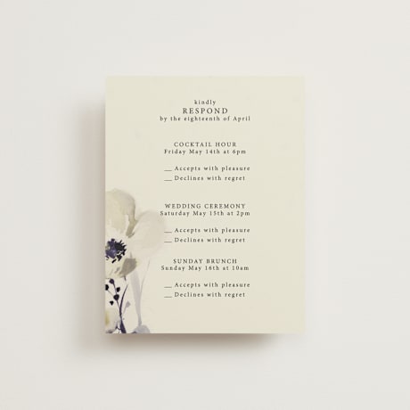 Multi-Event RSVP Cards