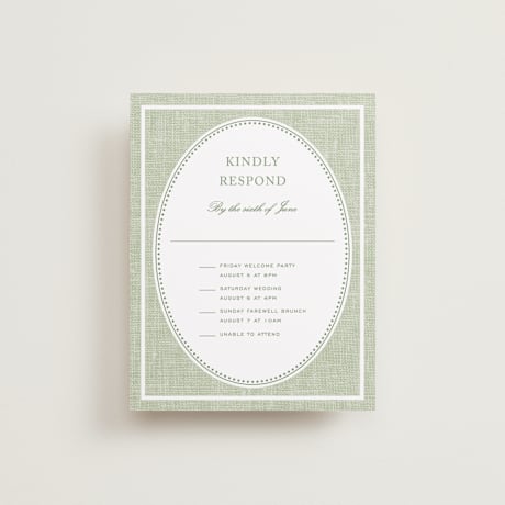 Multi-Event RSVP Cards