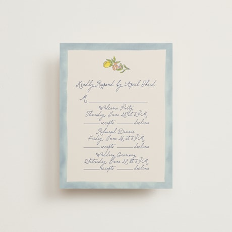 Multi-Event RSVP Cards