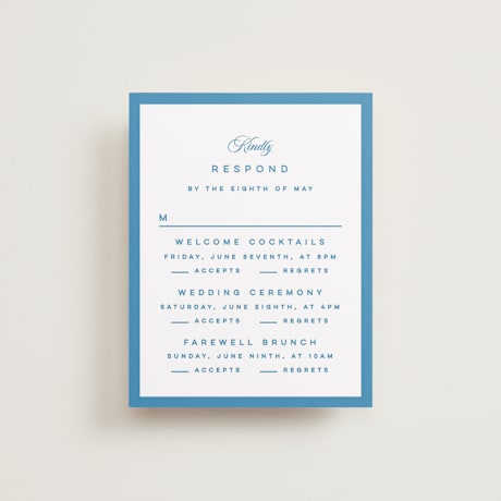 Multi-Event RSVP Cards