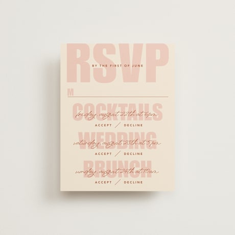 Multi-Event RSVP Cards