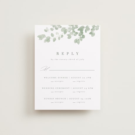 Multi-Event RSVP Cards