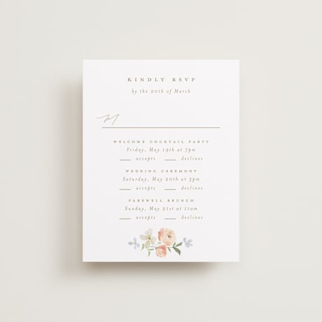 Multi-Event RSVP Cards