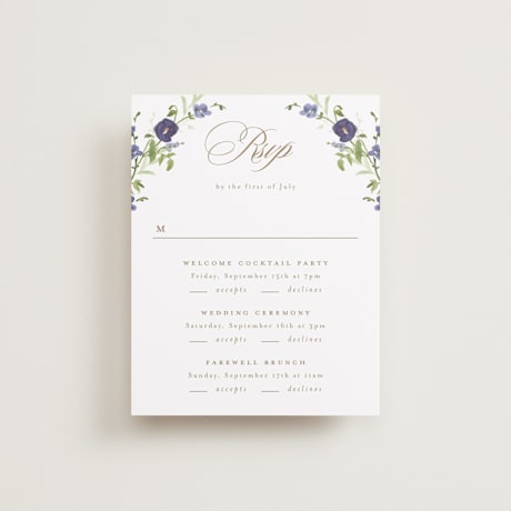 Multi-Event RSVP Cards