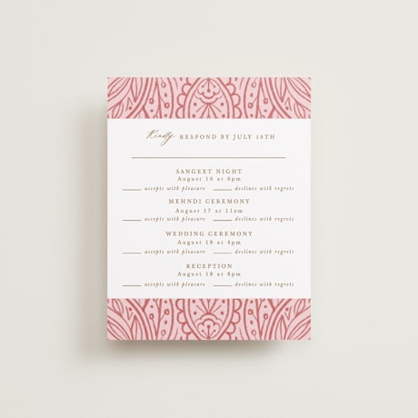 Multi-Event RSVP Cards