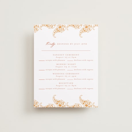 Multi-Event RSVP Cards