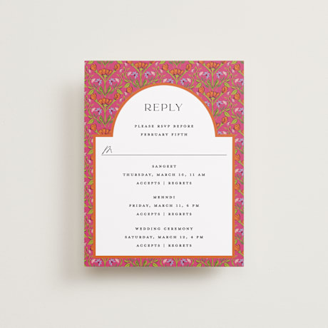 Multi-Event RSVP Cards