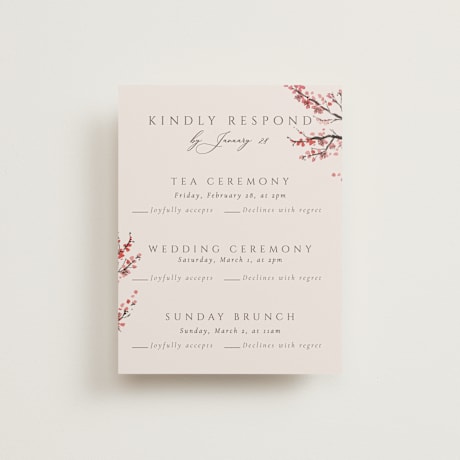 Multi-Event RSVP Cards
