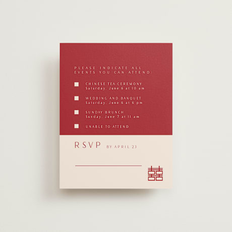 Multi-Event RSVP Cards