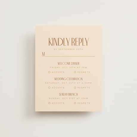 Multi-Event RSVP Cards