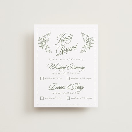 Multi-Event RSVP Cards