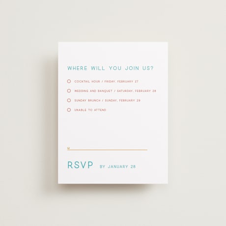 Multi-Event RSVP Cards