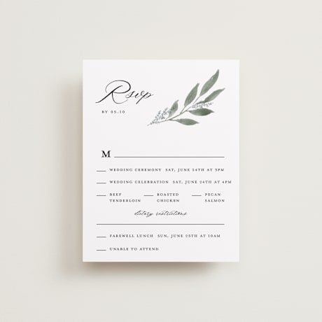 Multi-Event RSVP Cards