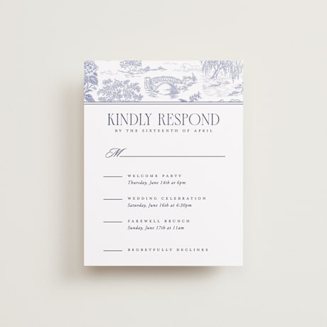 Multi-Event RSVP Cards