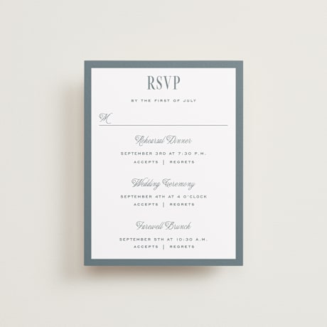 Multi-Event RSVP Cards