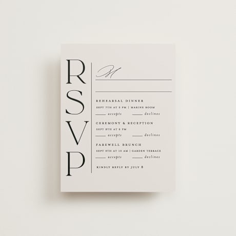 Multi-Event RSVP Cards