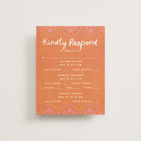 Multi-Event RSVP Cards