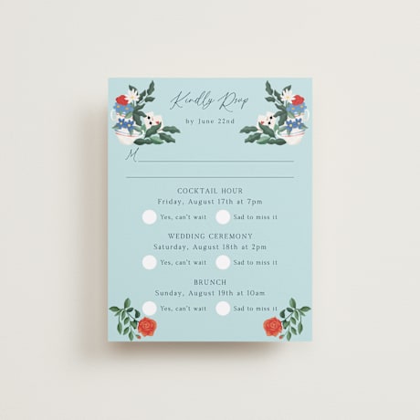 Multi-Event RSVP Cards