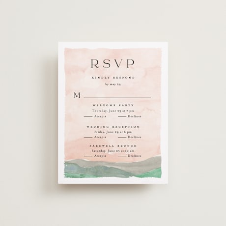 Multi-Event RSVP Cards