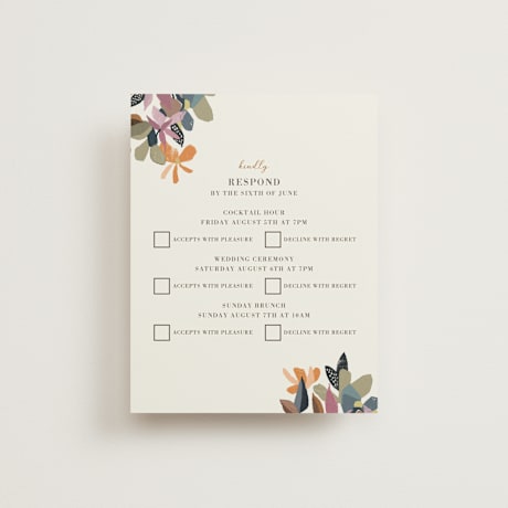 Multi-Event RSVP Cards