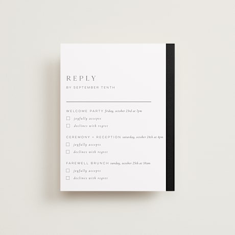Multi-Event RSVP Cards