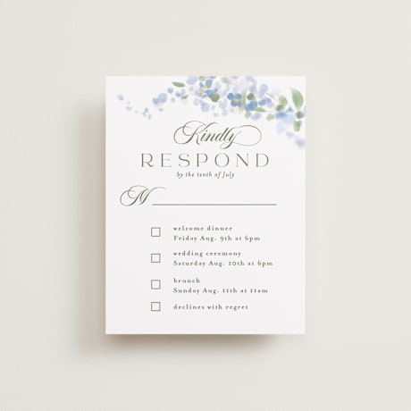 Multi-Event RSVP Cards