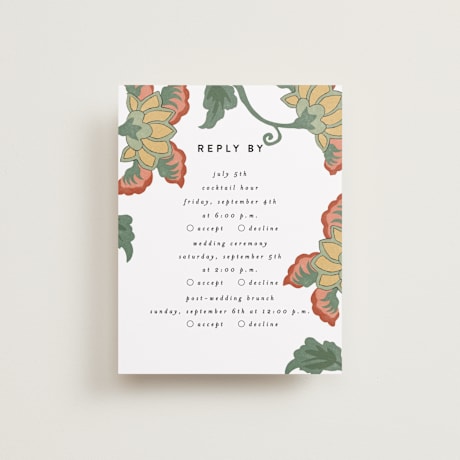 Multi-Event RSVP Cards
