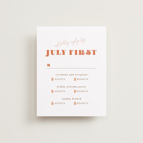 Multi-Event RSVP Cards
