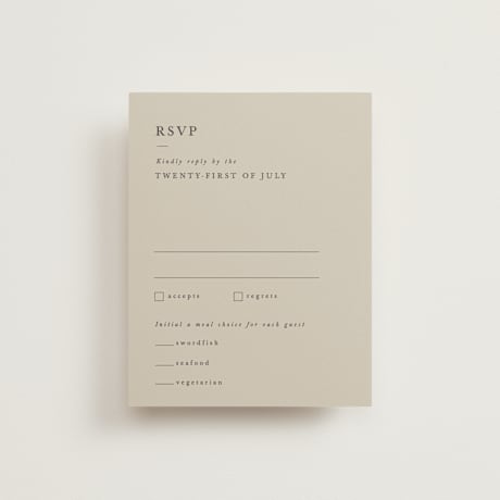 RSVP Cards