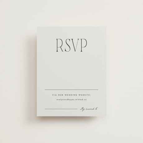 RSVP Online Enclosure Cards