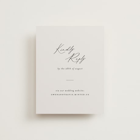 RSVP Online Enclosure Cards