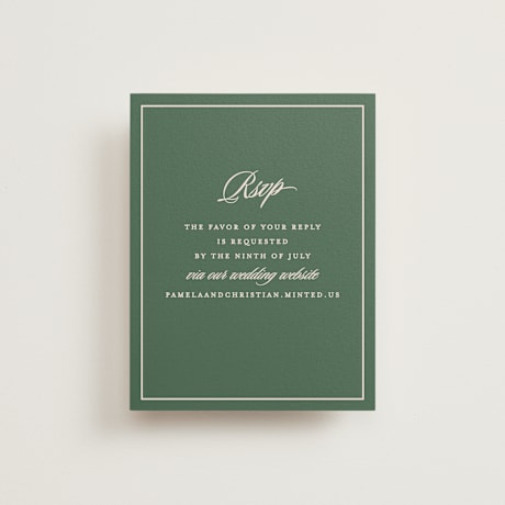 RSVP Online Enclosure Cards