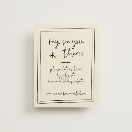 RSVP Online Enclosure Cards
