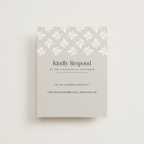 RSVP Online Enclosure Cards