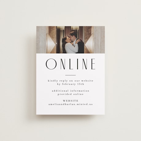 RSVP Online Enclosure Cards