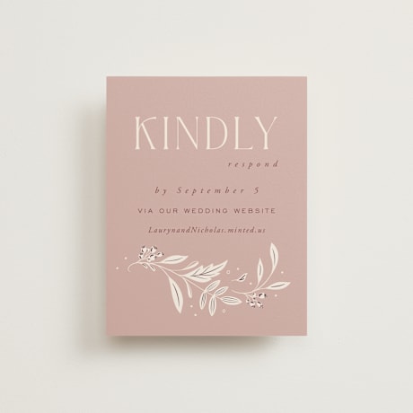 RSVP Online Enclosure Cards