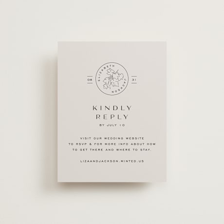 RSVP Online Enclosure Cards
