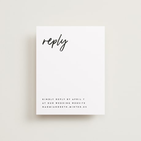 RSVP Online Enclosure Cards
