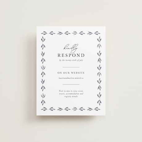 RSVP Online Enclosure Cards