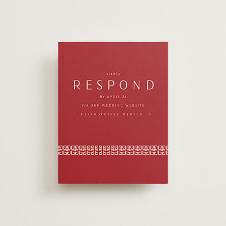 RSVP Online Enclosure Cards