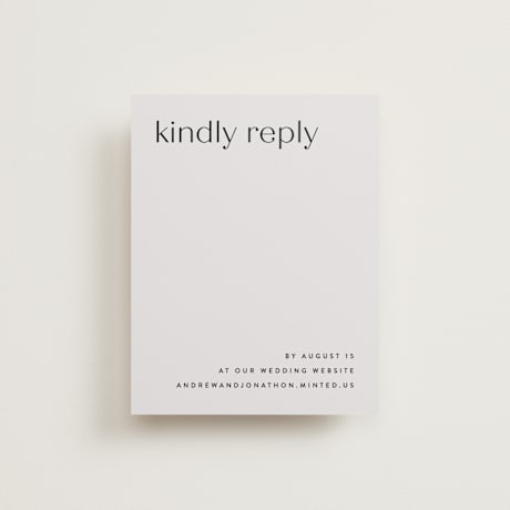 RSVP Online Enclosure Cards