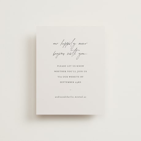 RSVP Online Enclosure Cards