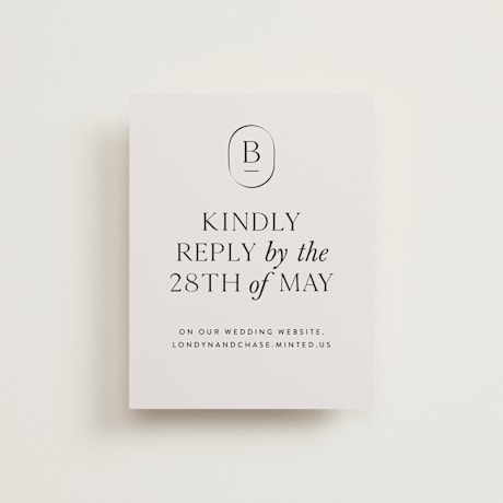 RSVP Online Enclosure Cards