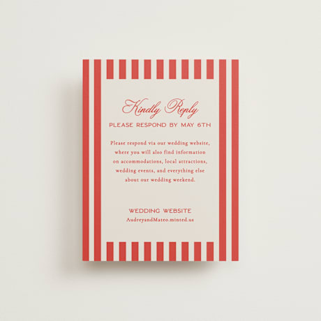 RSVP Online Enclosure Cards