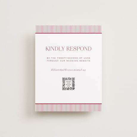RSVP Online Enclosure Cards