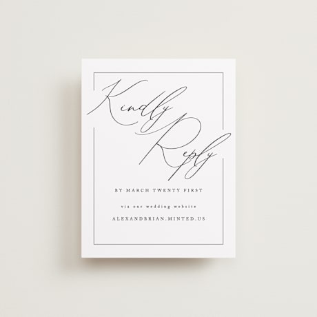 RSVP Online Enclosure Cards